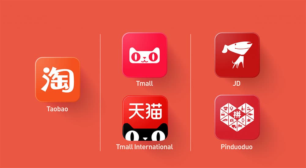 Applications e-commerce chinoises